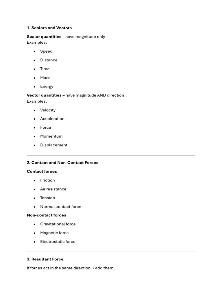 Physics Gcse Notes | PDF