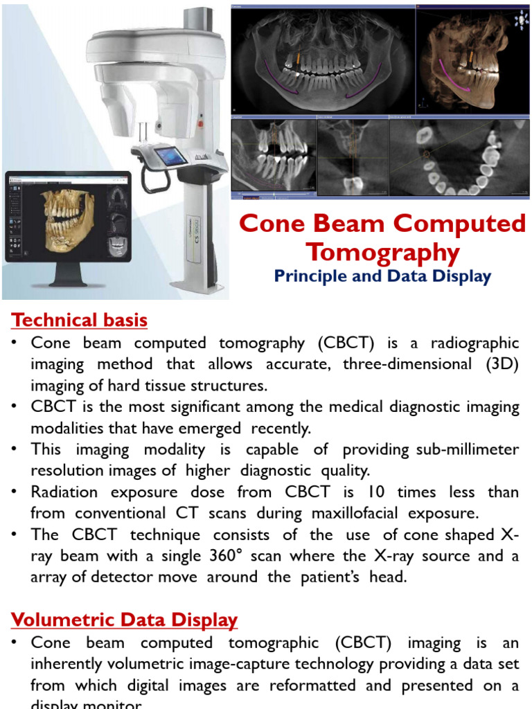 Cone Beam Computed Tomography Principle and Data Display | PDF | Ct ...