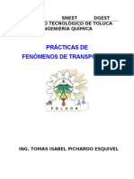 Manual de Practicas de Fenomenos de Transporte II