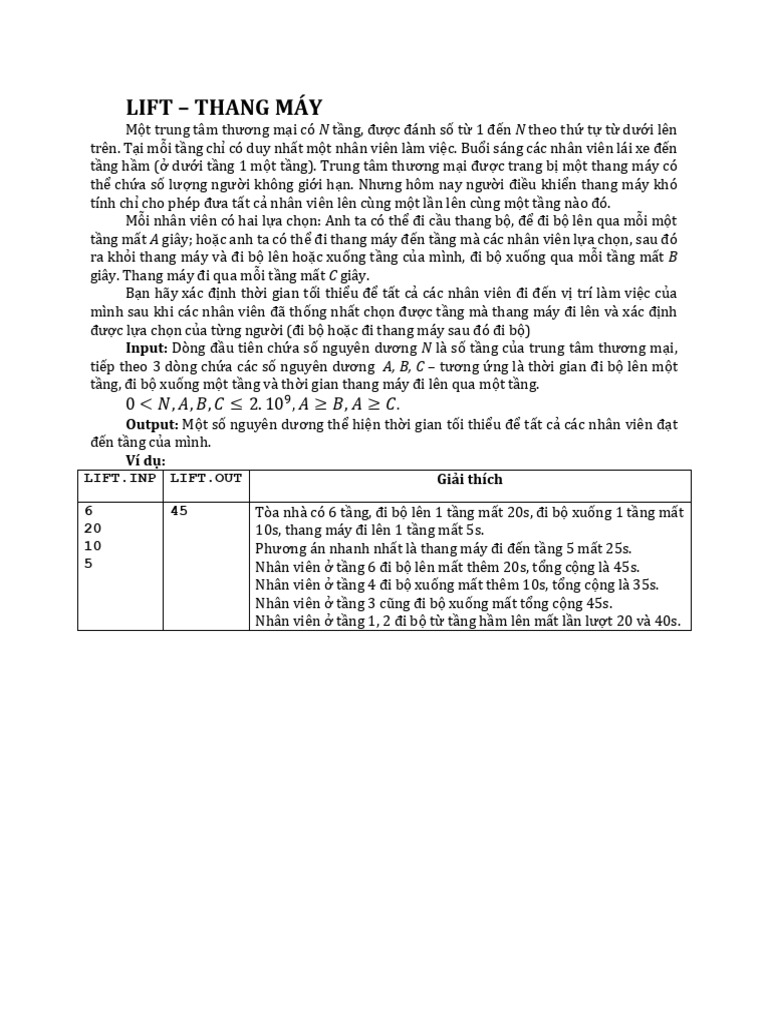 Lift | PDF