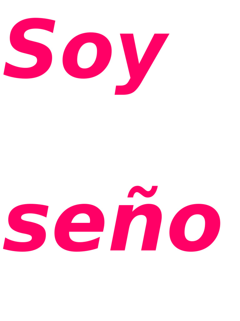 Soy Seño | PDF