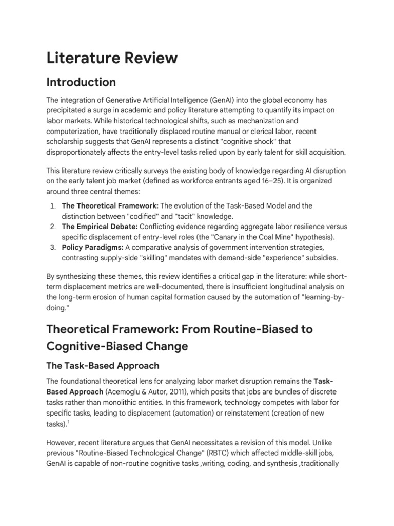 Lit Review 1 | PDF | Artificial Intelligence | Intelligence (AI ...