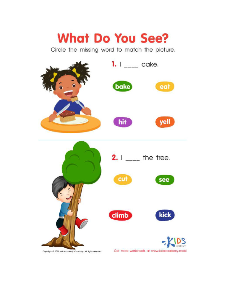 Kids Reading Task 2 | PDF