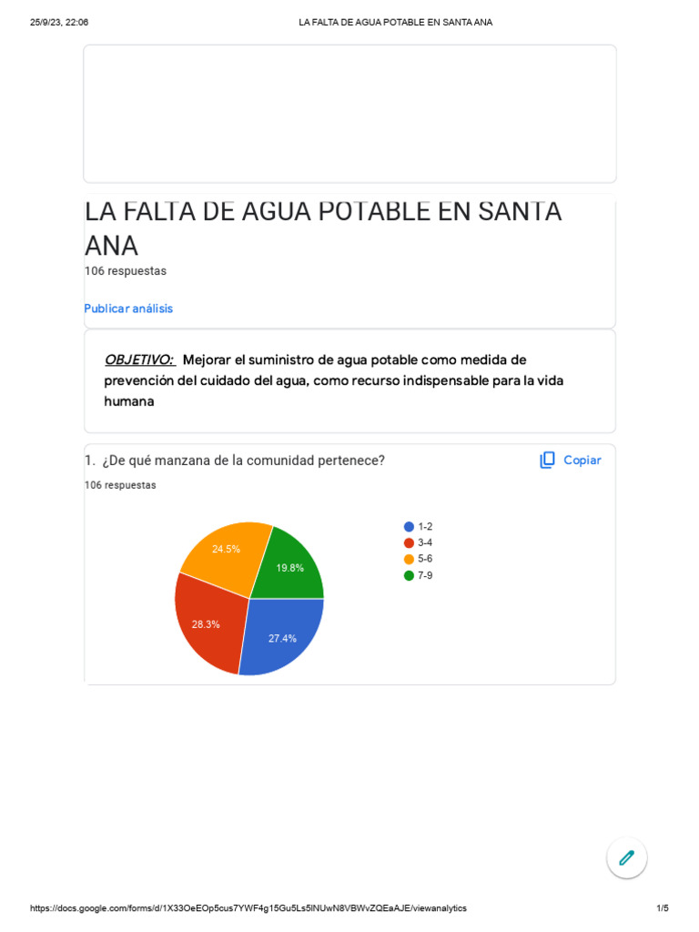 La Falta de Agua Potable | PDF | Suministro de agua | Agua dulce