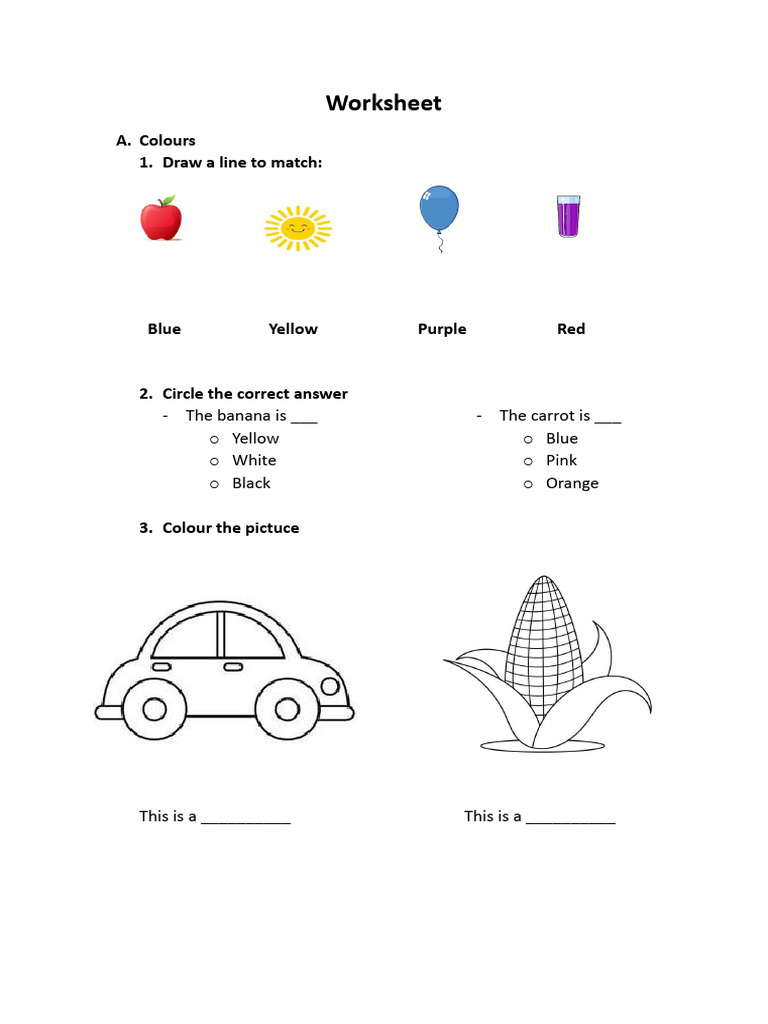 Worksheet Grade 1 | PDF