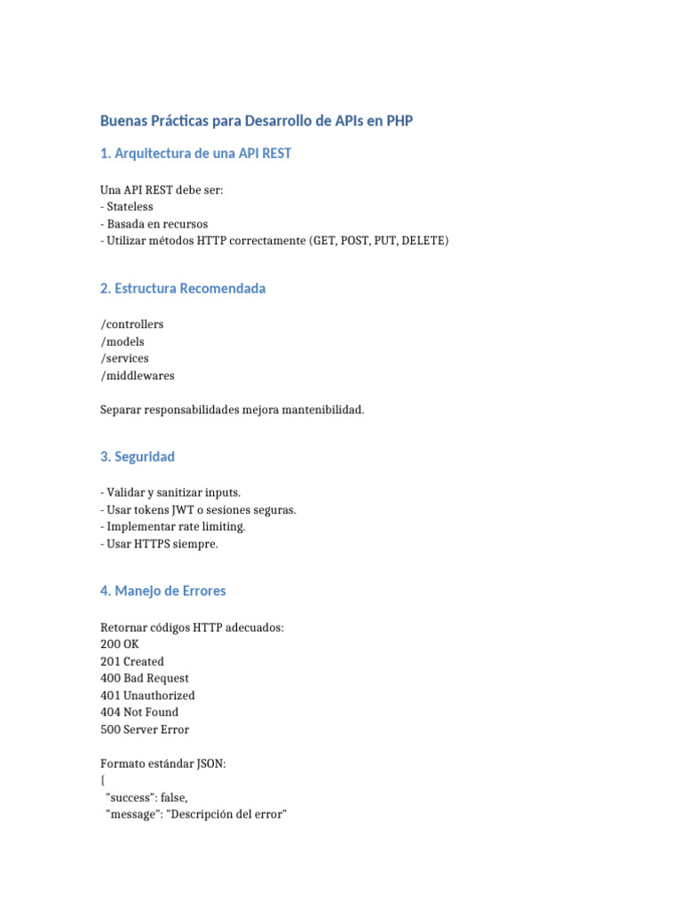 Guia API PHP | PDF