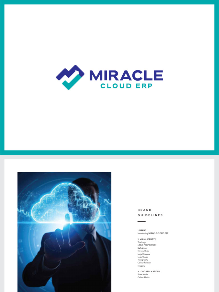 Miracle Brand Guideline | PDF | Logos | Cloud Computing