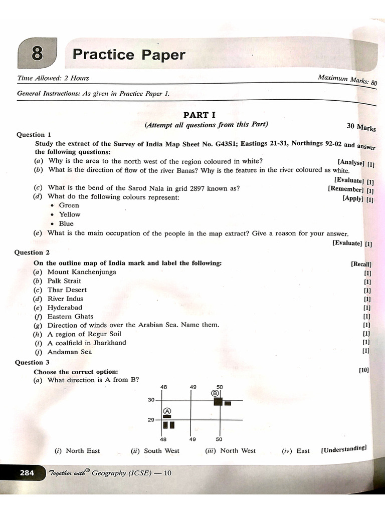 geo paper 8 | PDF | Waste | Rain