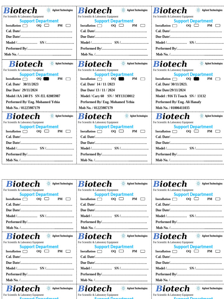 Agilent OQ PM Liptis Stickers New Design 2021 2_023150 | PDF