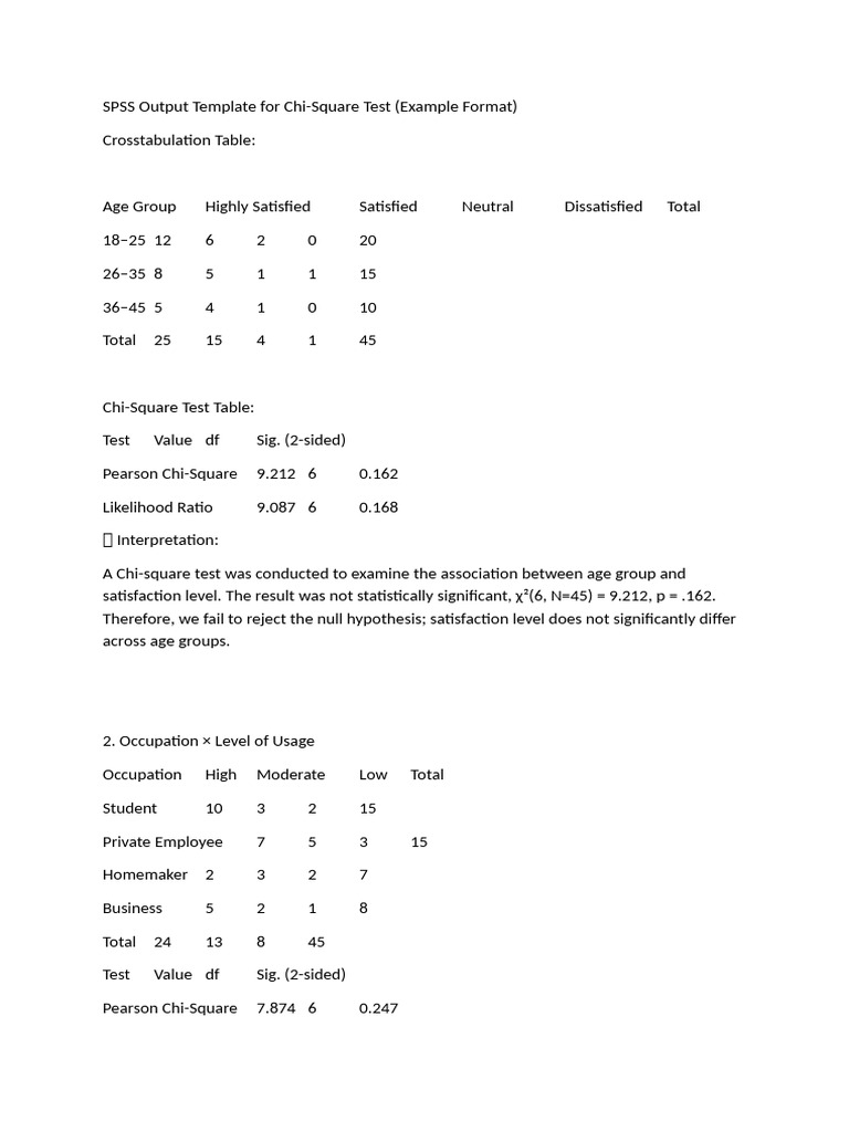 Chi Test | PDF