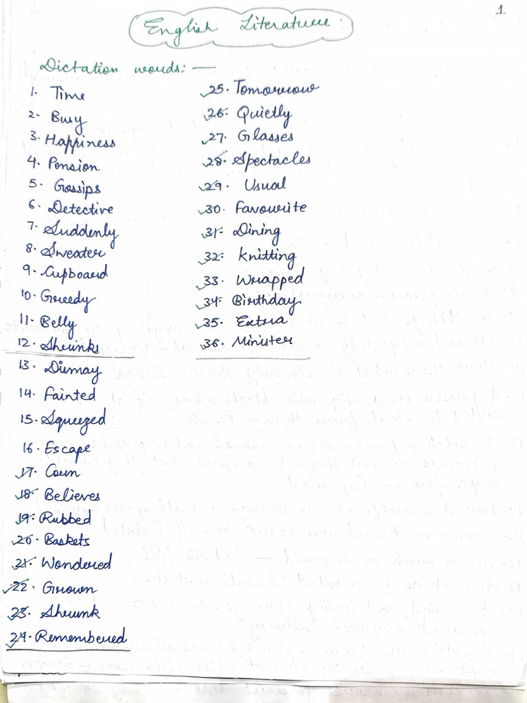 English Literature UT 4 Class 2 | PDF