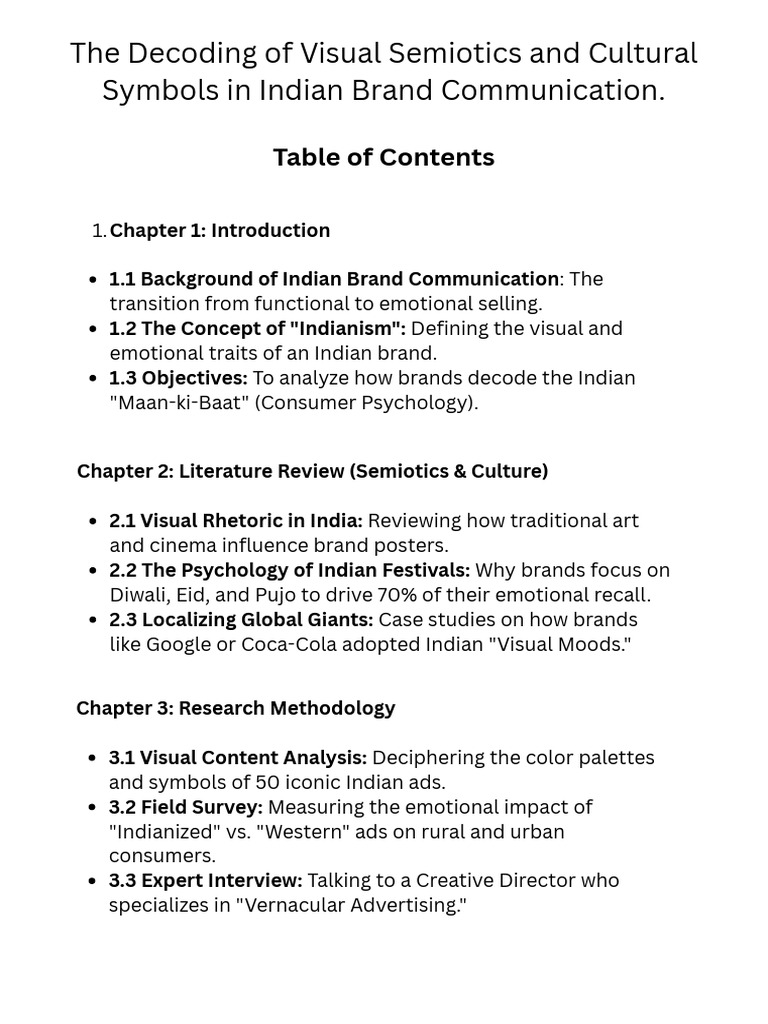 The Decoding Visual Semiotics and Cultural Symbols in Indian Brand ...