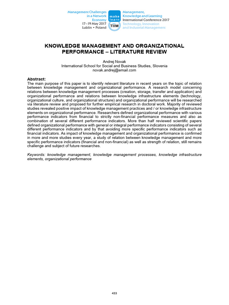 Knowledge Management and Organizational | PDF | Knowledge Management ...