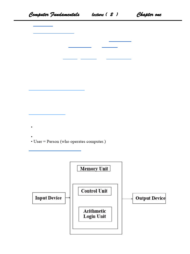 Fundernentals of Computer | PDF | Personal Computers | Microcomputers