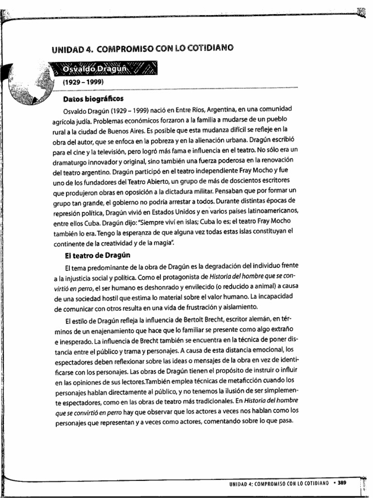 Historia Del Hombre Que Se Convirtio en Perro | PDF