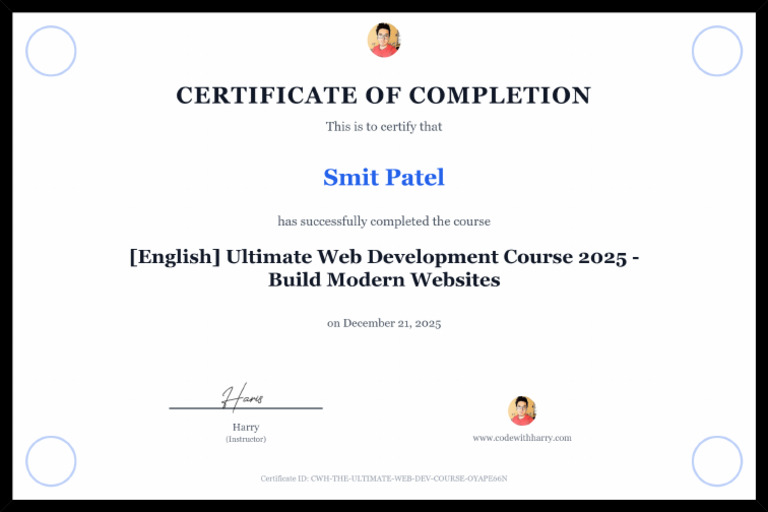 (English) Ultimate Web Development Course 2025 - Build Modern Websites ...