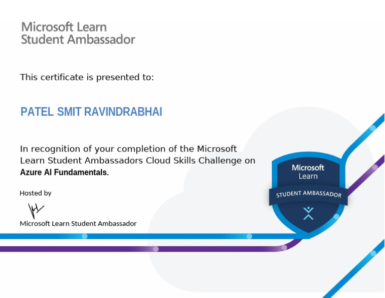 Microsoft Certificate | PDF