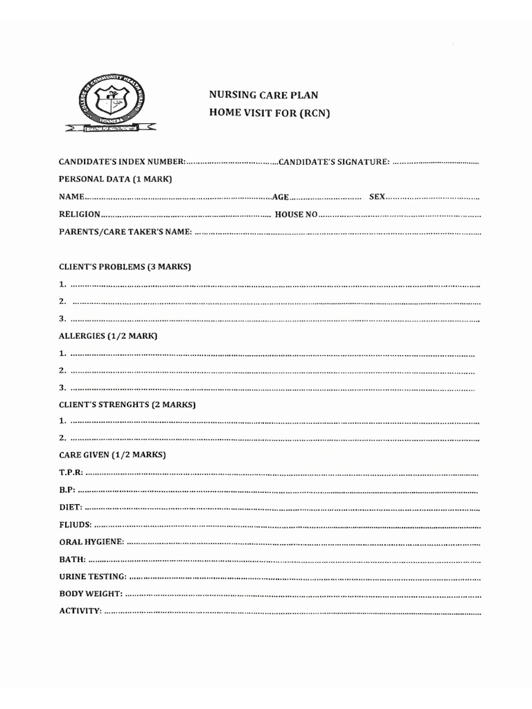 Care Plan | PDF