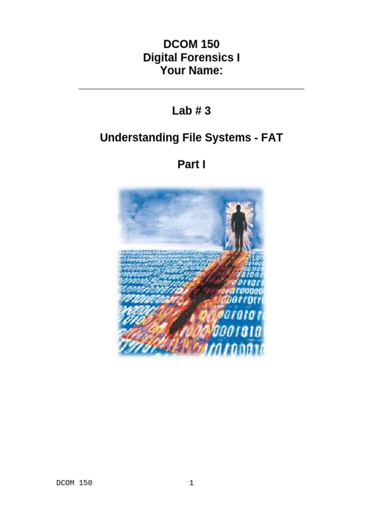Lab 3 - FAT File System-Part I | PDF | Computer File | Directory ...
