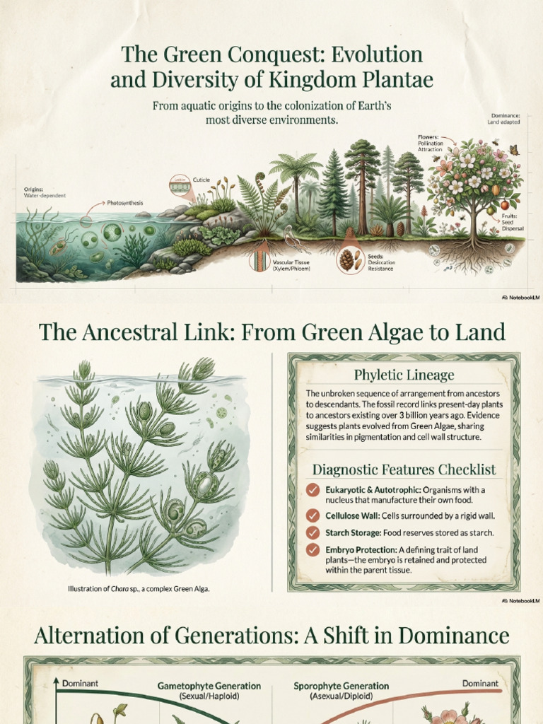 The Green Conquest Plant Evolution | PDF