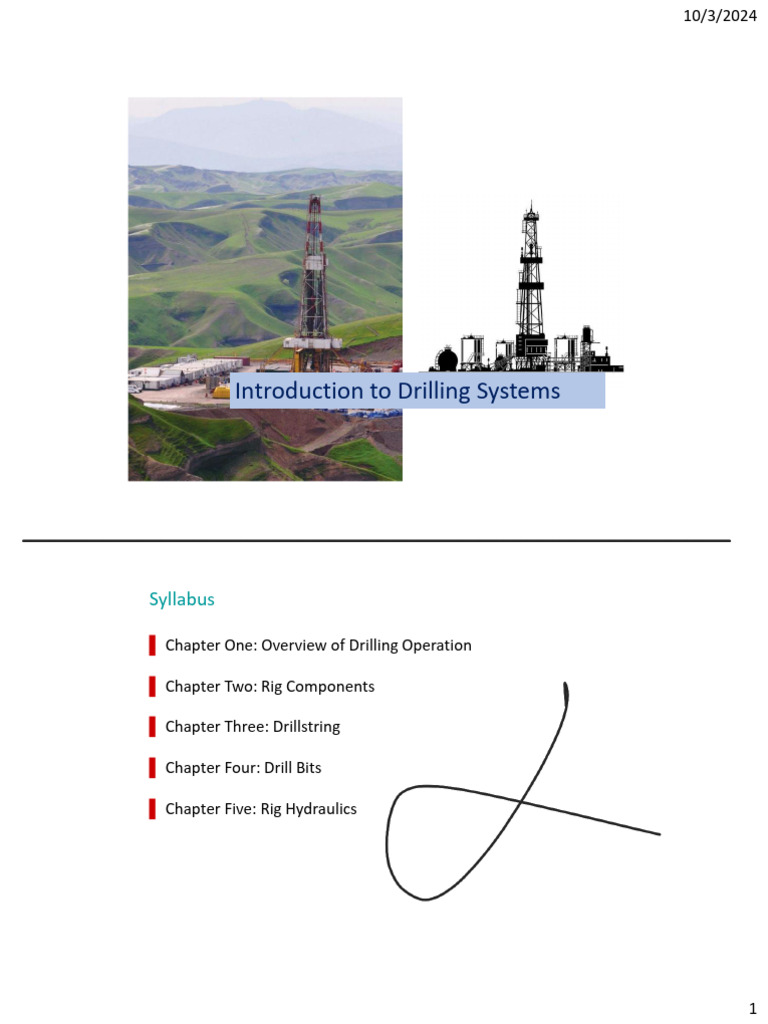 Lecture 1_251001_185014 | PDF | Casing (Borehole) | Oil Well