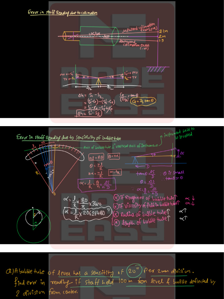 Surveying - Lecture 7 (Notes) | PDF