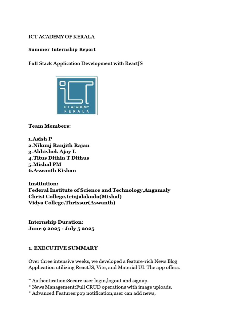 Newsblog Report 3 | PDF | Computer Engineering | Software Development