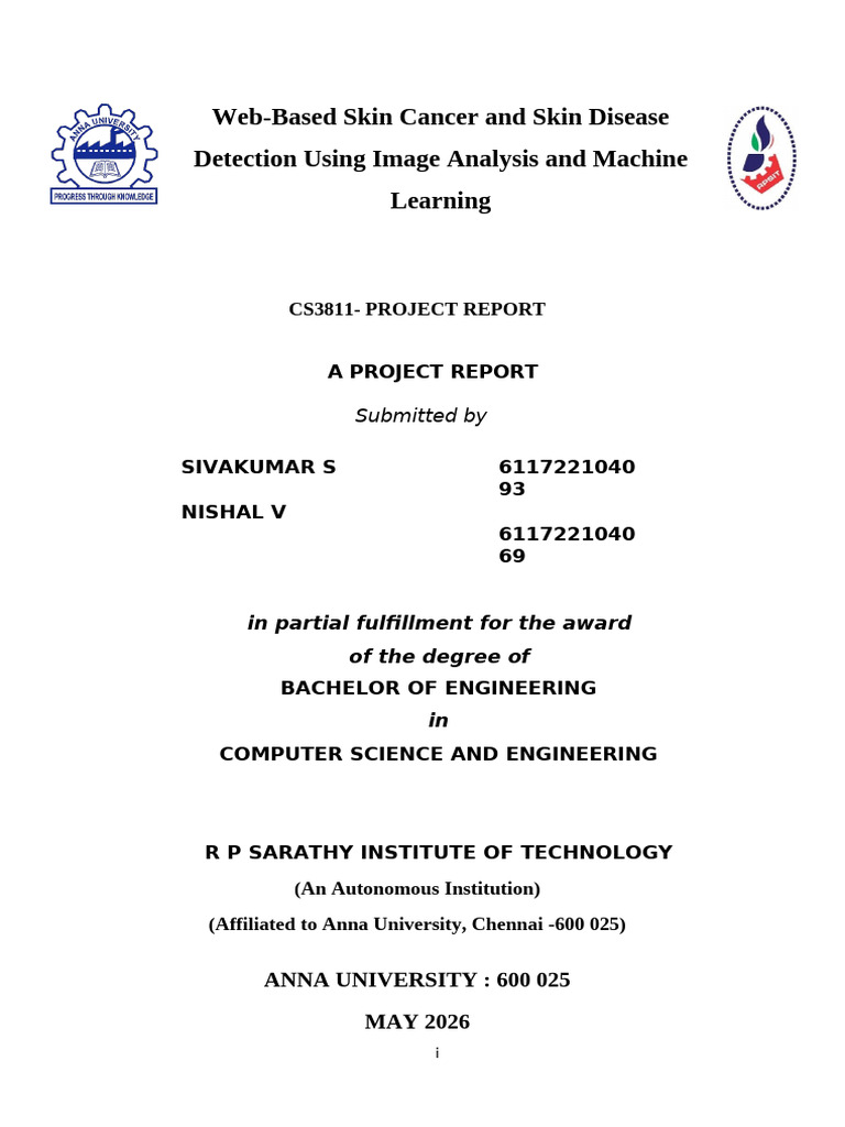 Project Report Sk | PDF | Deep Learning | Artificial Intelligence
