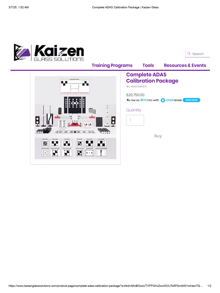 Complete ADAS Calibration Package | PDF | Vehicles | Automotive Industry