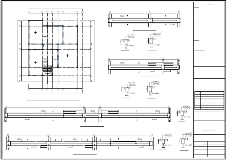 Beam Details 2 1 | PDF | Concrete | Beam (Structure)