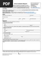 DMV Vision Test Report Form MV-619 | PDF | Driver's License | Nursing