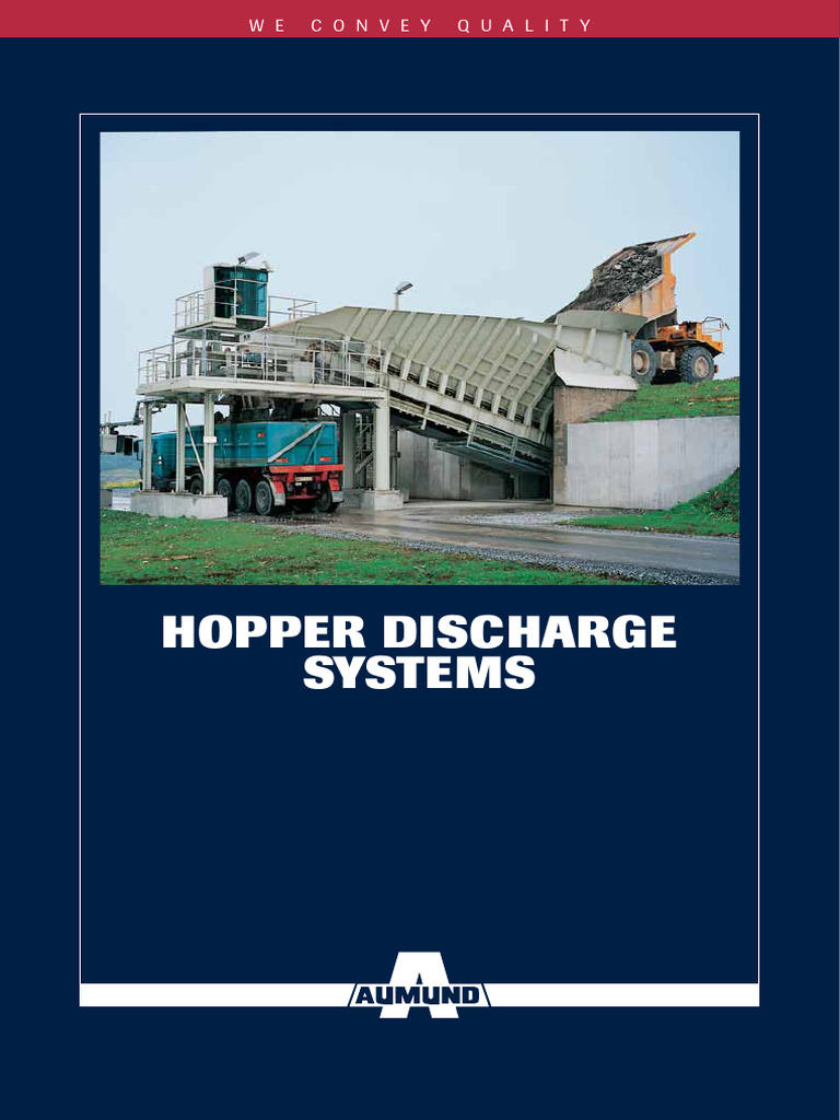 Hopper Discharge Systems | PDF | Bearing (Mechanical) | Mechanical ...