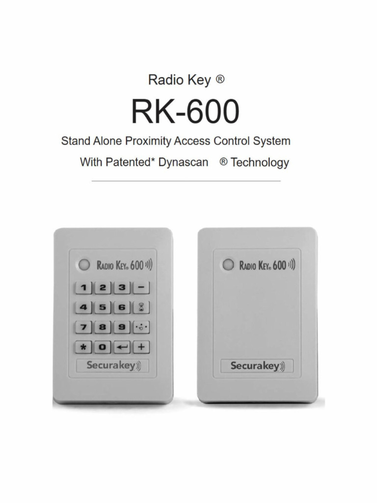 Radio Key 600 PDF | PDF