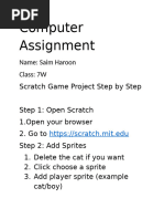 Create a Ping Pong Game in Scratch | PDF