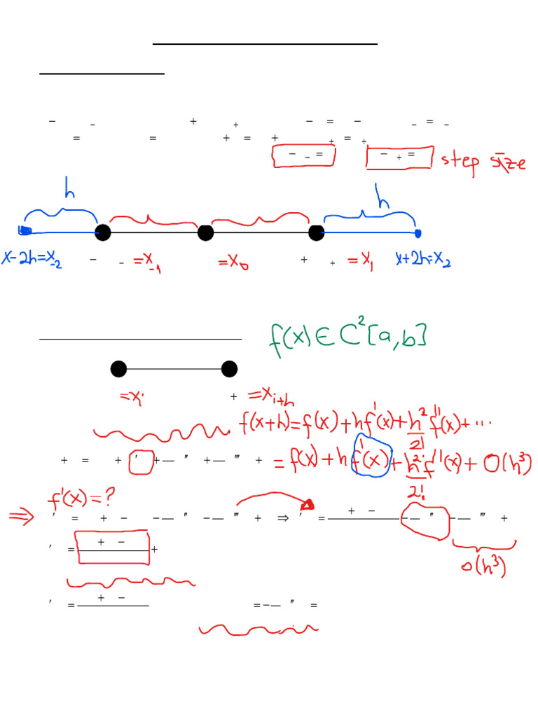 Numerical Differentiation | PDF | Finite Difference | Mathematics Of ...