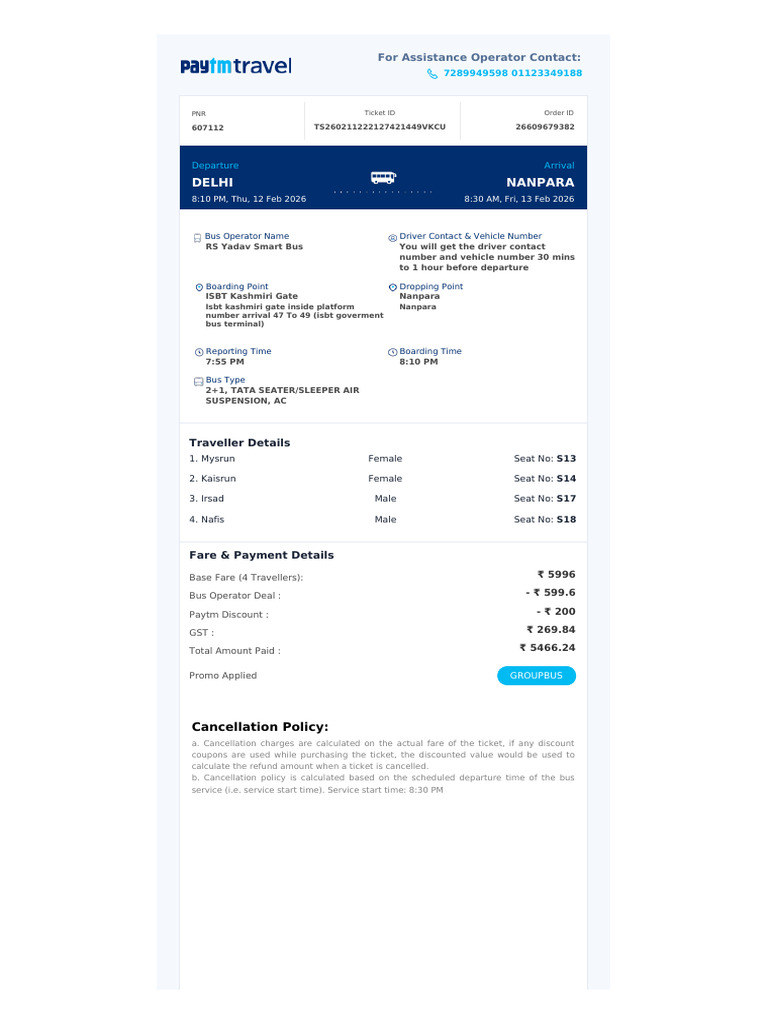Document_1770828747752 | PDF | Identity Document | Bus