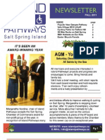 Island Pathways Newsletter Fall 2011