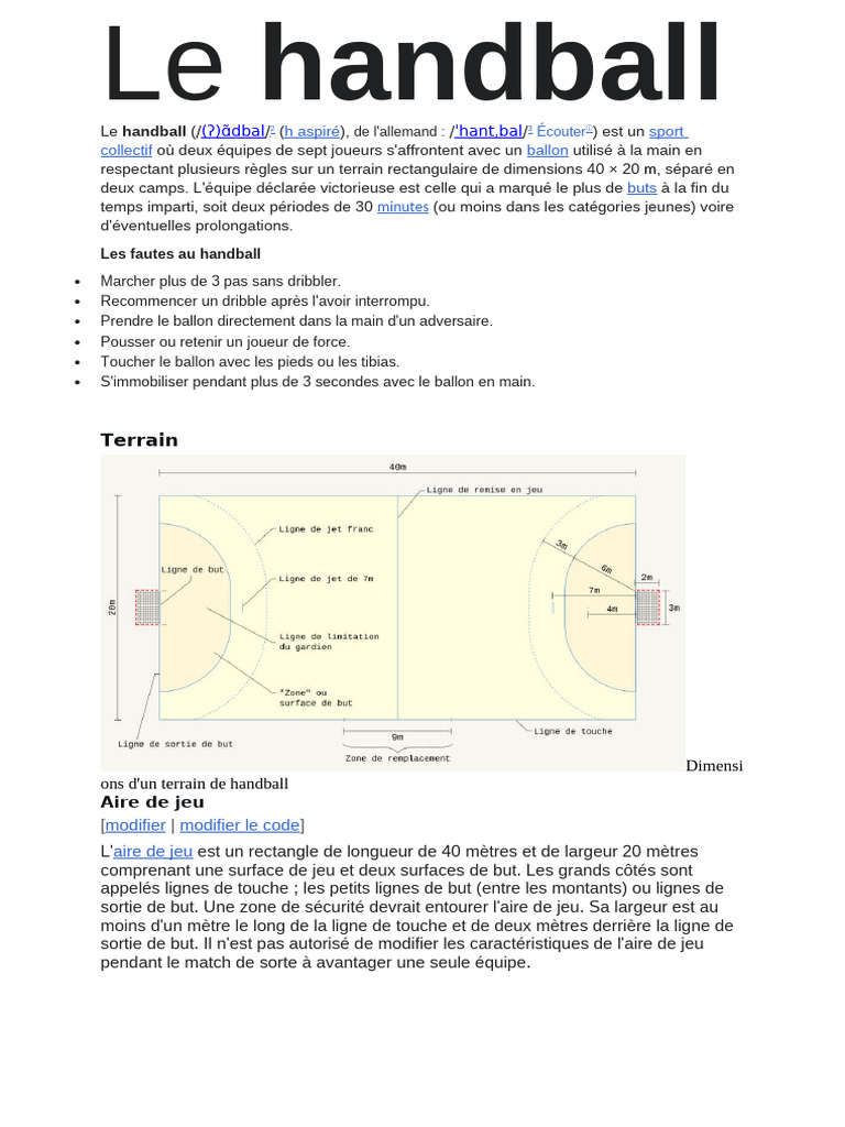 Handball | PDF