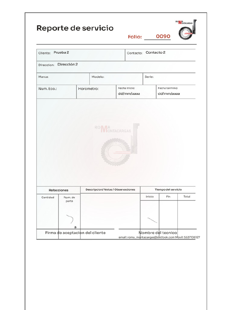 Reporte 0090 | PDF