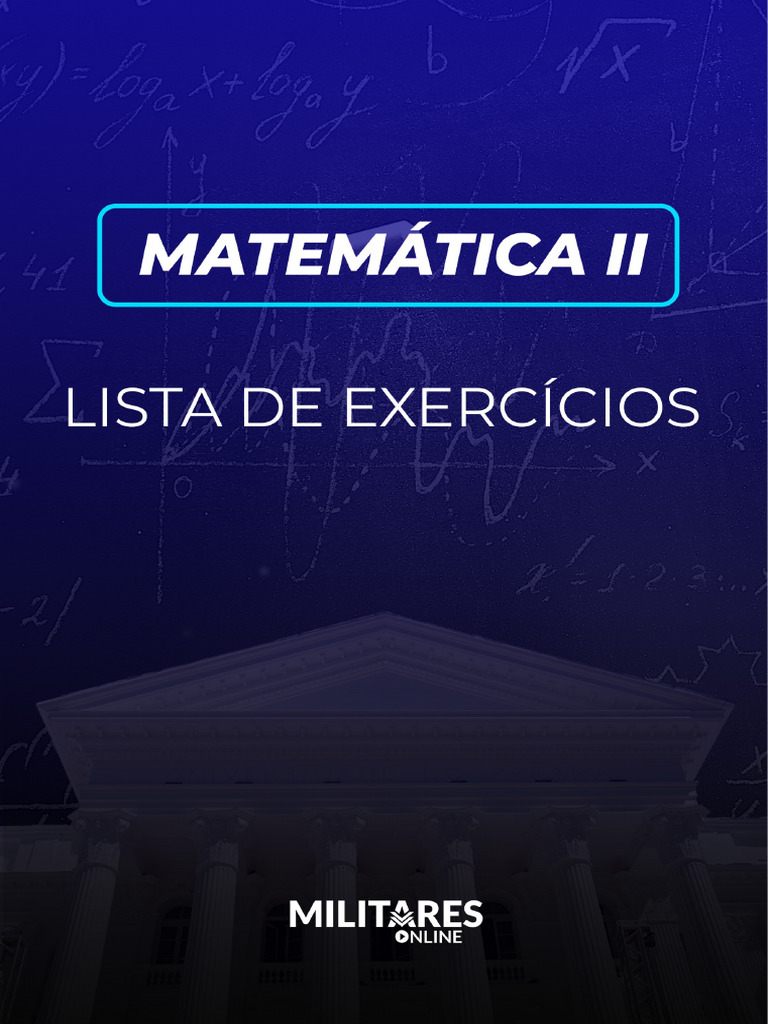 Matemtica II CFO Extensivo Lista de Exerccios | PDF | Matemática ...