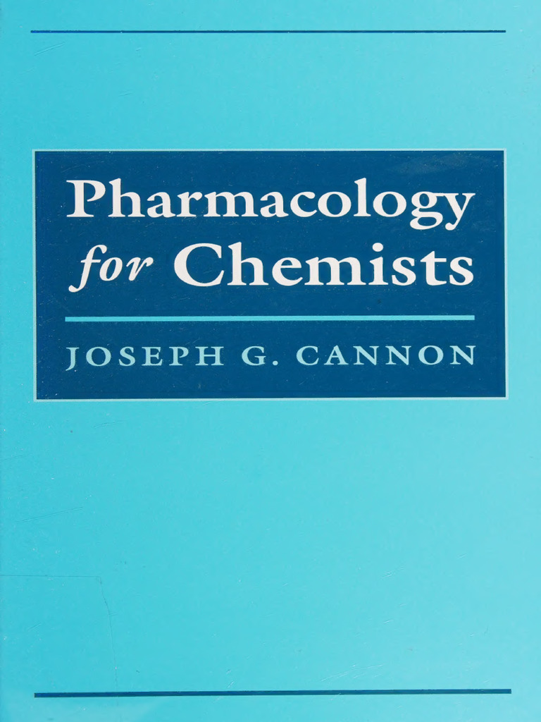 Pharmacology for Chemists (ACS Professional Reference Book) -- Cannon ...