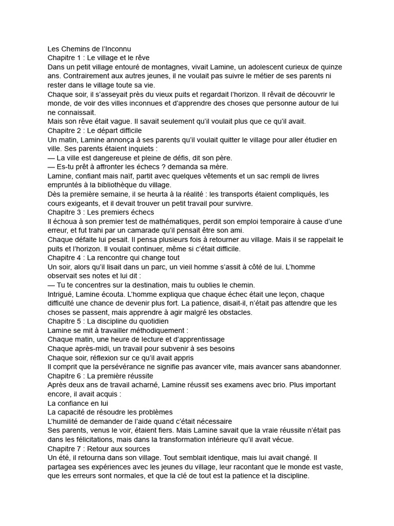 Les Chemins de L'inconnu | PDF