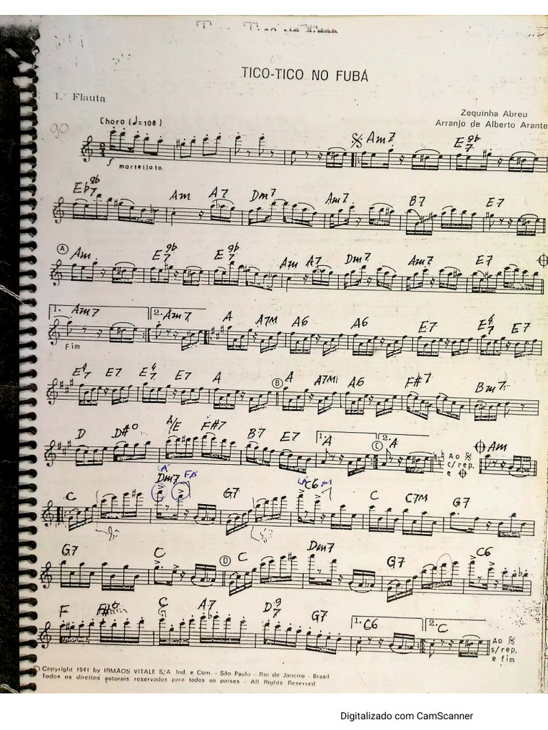 Tico Tico No Fuba Sheet Music | PDF