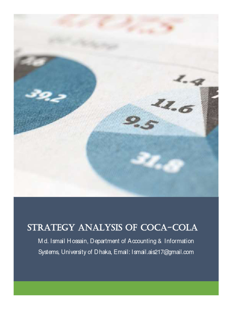 Strategy Analysis of Coca Cola (1) | PDF | The Coca Cola Company | Soft ...