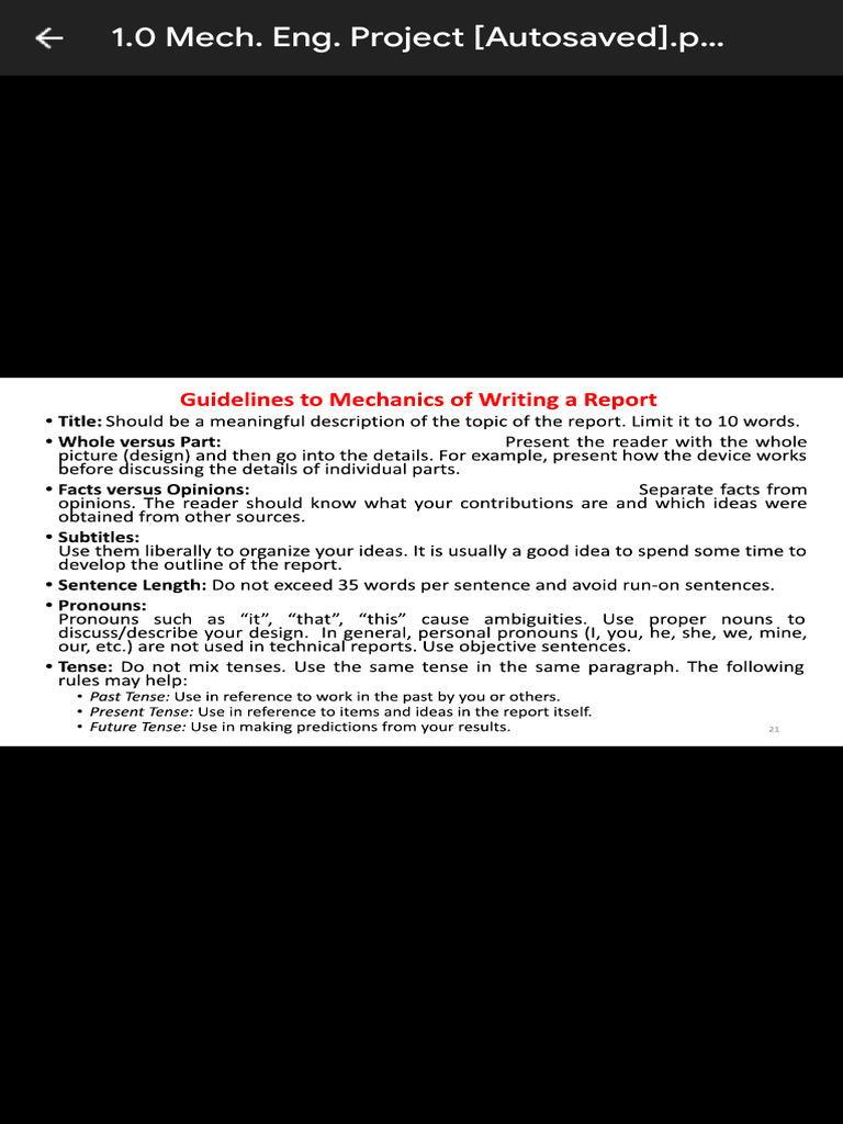 1.0 Mech. Eng. Project (Autosaved) .PPTX - Google Slides | PDF