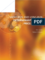 Short-Run and Long-Run Determinants of The Price of Gold