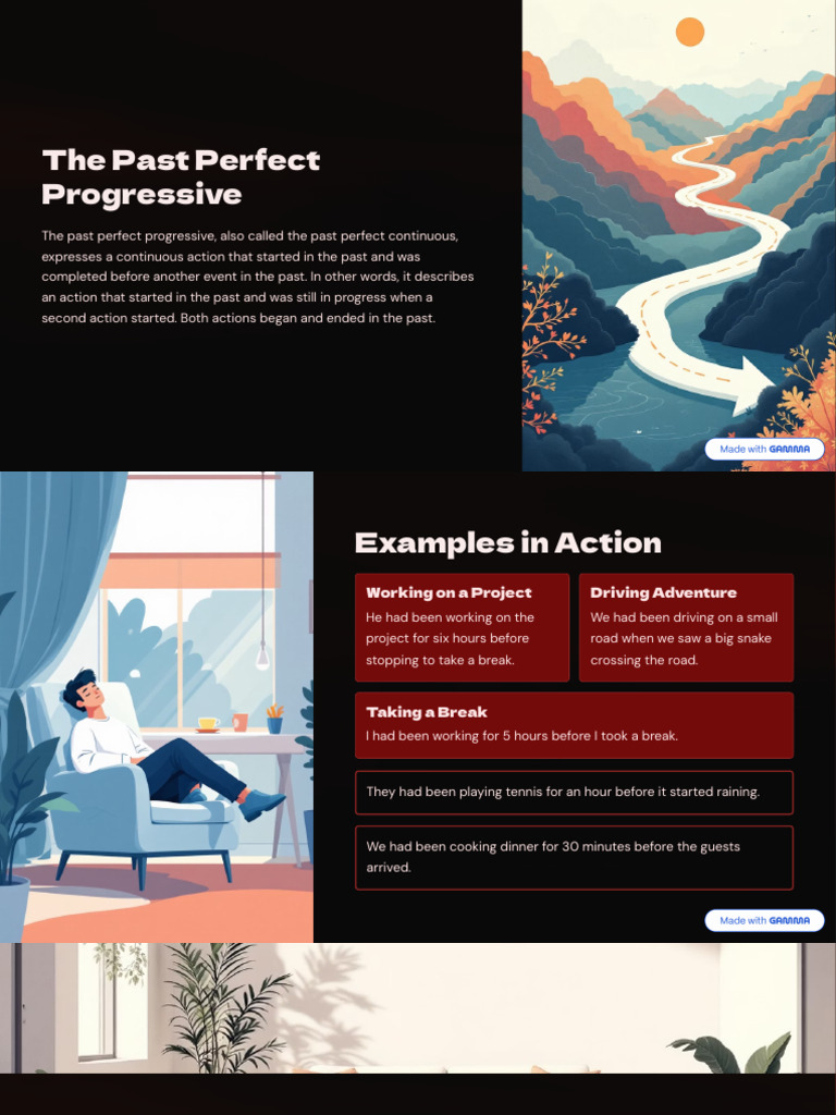 The Past Perfect Progressive | PDF | Verb | Semantic Units
