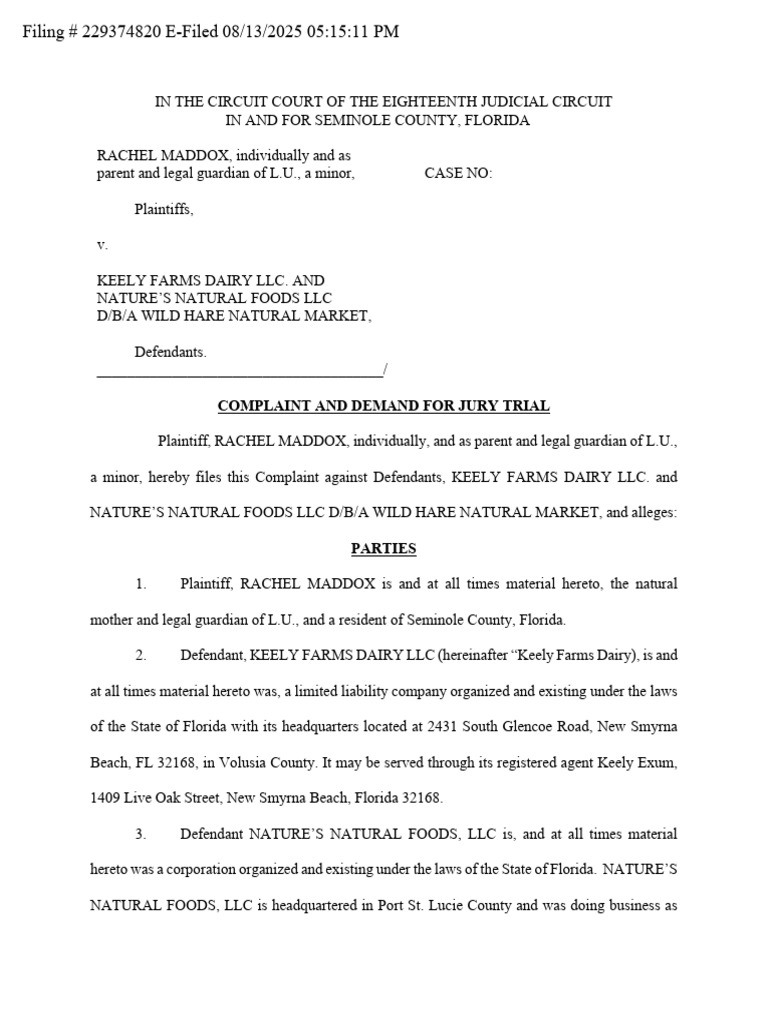 Complaint (File This First) | PDF | Damages | Negligence