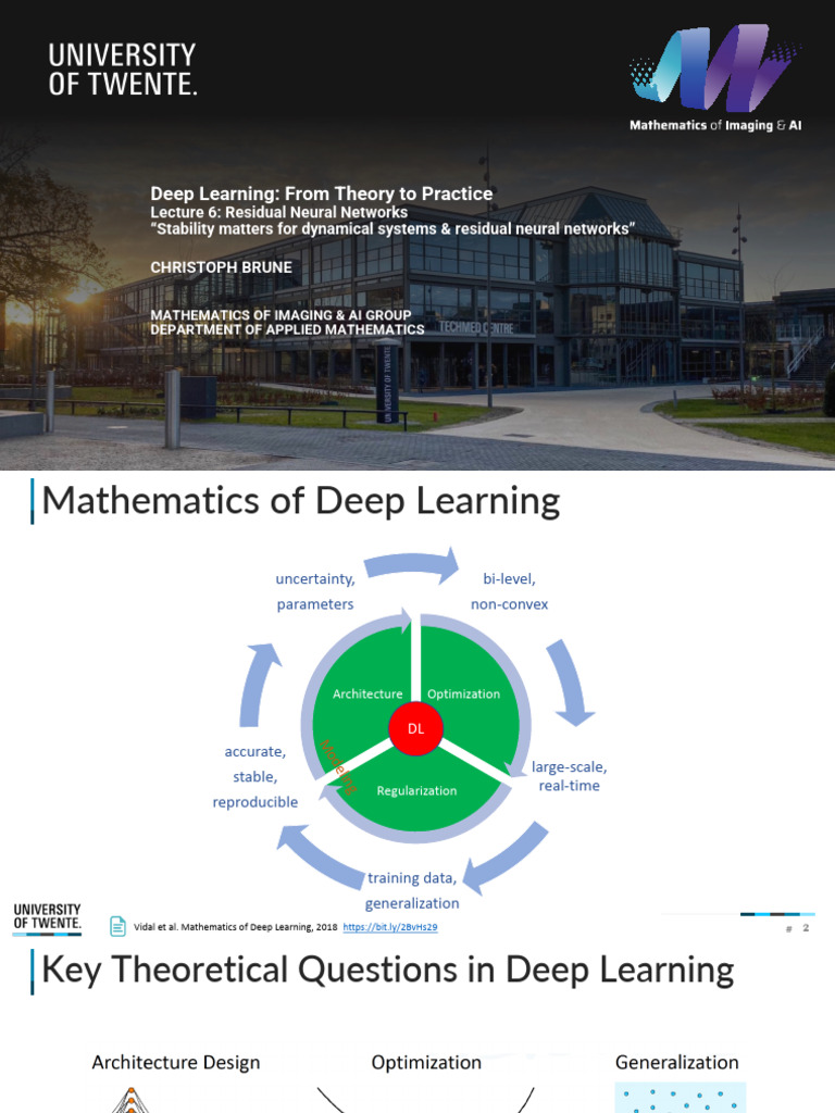 Lecture 6 - Residual Neural Networks | PDF | Deep Learning | Ordinary ...