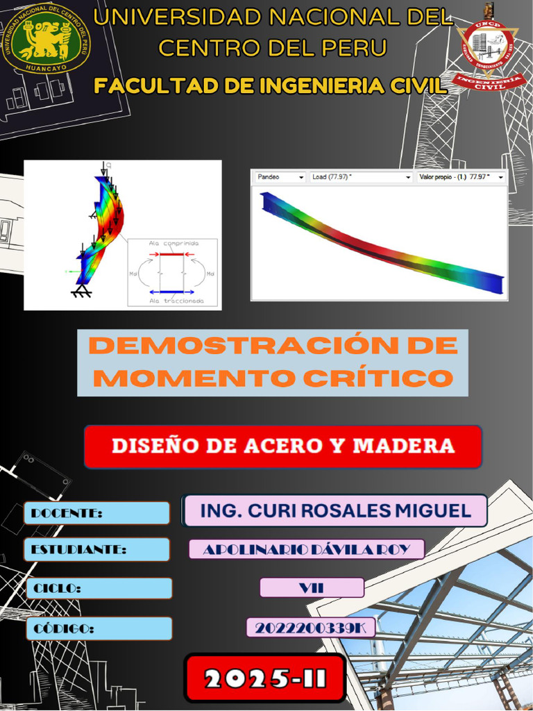 DEMOSTRACION MOMENTO CRITICO | PDF | Mecánica | Deformación (Mecánica)